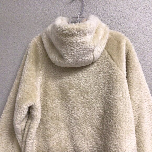 ORGANIC by John Patrick Women's Size 2 Jacket Fleece Pullover Ivory $398 Made US - Picture 4 of 9